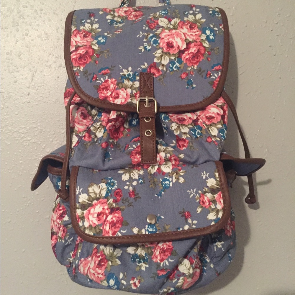 Floral backpack